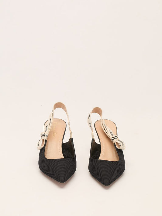 Black  J'Adior Slingback Pumps