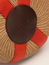Wooden Orange Large Woody Basket Handbag
