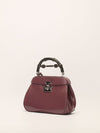 Old Rose Medium Lady Lock Bamboo Top Handle Bag