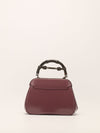 Old Rose Medium Lady Lock Bamboo Top Handle Bag