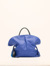 Star Blue Medium Coil Flamenco Clutch Bag