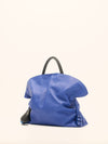 Star Blue Medium Coil Flamenco Clutch Bag