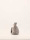 Grey Medium Josef & Annie Albers Flamenco Square Clutch Bag