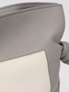 Grey Medium Josef & Annie Albers Flamenco Square Clutch Bag