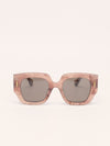 Pink Marbled Square Screen Sunglasses