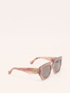 Pink Marbled Square Screen Sunglasses