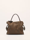 Medium Tundra Suede Flamenco Clutch