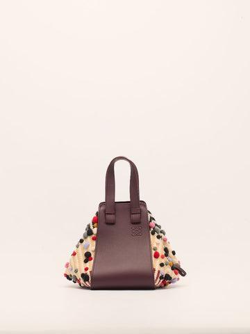 Burgundy Paula's Ibiza Dotted Hammock Bag