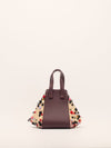Burgundy Paula's Ibiza Dotted Hammock Bag