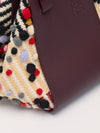 Burgundy Paula's Ibiza Dotted Hammock Bag