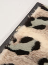 Blue & Black Animal Print Mink Laptop Case