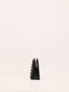 Black Minaudière Clutch With Multicolour Embellishments With GHW