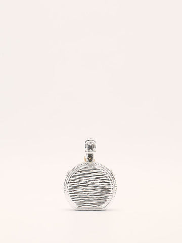 Silver Handbag Christmas Bauble