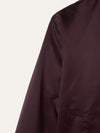 Purple Snakeskin Bomber Jacket