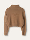 Caramel Roll Neck Sweatshirt