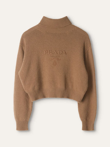 Caramel Roll Neck Sweatshirt