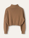 Caramel Roll Neck Sweatshirt