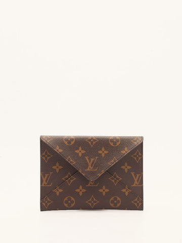 Brown Monogram Invitation Envelope Pochette 2