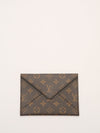 Brown Monogram Invitation Envelope Pochette 1