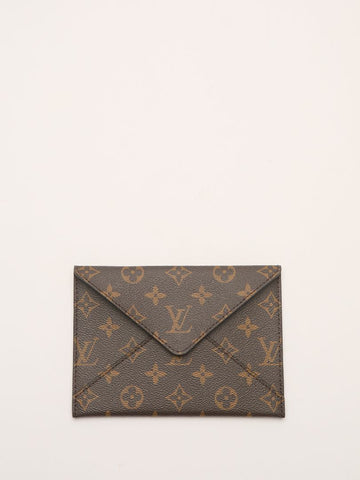 Brown Monogram Invitation Envelope Pochette 1