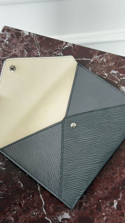 Silver Metallic Invitation Envelope Pochette