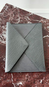 Silver Metallic Invitation Envelope Pochette