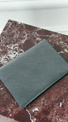 Silver & Black Metallic Invitation Envelope Pochette