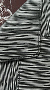 Silver & Black Metallic Invitation Envelope Pochette