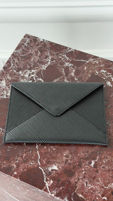 Black Invitation Envelope Pochette