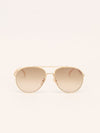Gold LV Chain Pilot Sunglasses