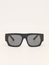 Black LV Link Square Sunglasses