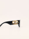 Black LV Link Square Sunglasses