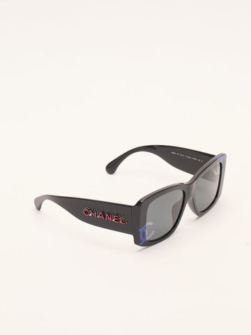 Black Interlocking CC sunglasses