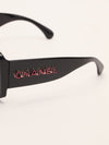 Black Interlocking CC sunglasses
