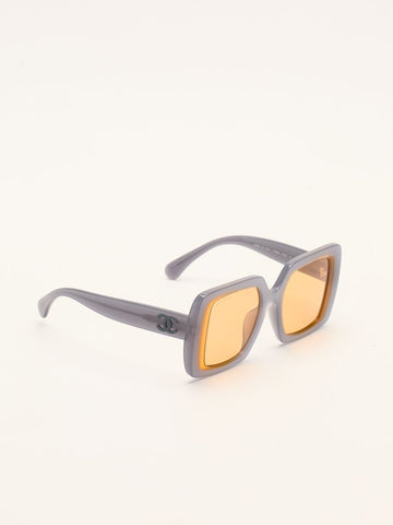 Grey & Orange Butterfly Sunglasses
