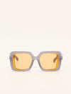 Grey & Orange Butterfly Sunglasses
