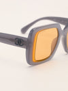 Grey & Orange Butterfly Sunglasses