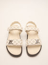 White Sunset Flat Comfort Sandals
