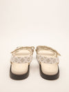 White Sunset Flat Comfort Sandals