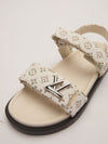 White Sunset Flat Comfort Sandals