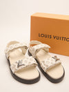 White Sunset Flat Comfort Sandals