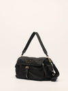 Black Large Explore Re-Nylon Handbag