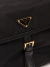 Black Large Explore Re-Nylon Handbag