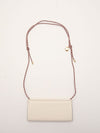 Cream Madras Wallet On Chain