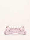Iridescent Pink Horsebit Shoulder Bag