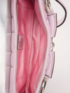 Iridescent Pink Horsebit Shoulder Bag