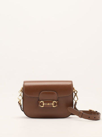 Brown Small Horsebit 1955 Shoulder Bag