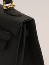 Kelly 25 Noir Veau Epsom With GHW 2025 K Stamp