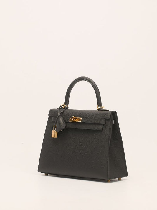 Kelly 25 Noir Veau Epsom With GHW 2025 K Stamp