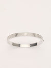 White Gold Pave Diamond Love Bracelet